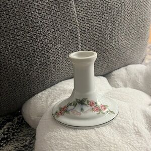 Vintage Norcrest fine china candlestick holder